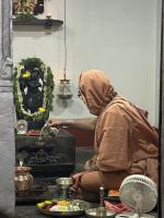 Purnahuti and Pujana by HH Swamiji at Shri Vishveshwara Venugopala Temple; Paduka Pujana (14 Feb 2026) Pictures Courtesy of Shri Shriram Shirali